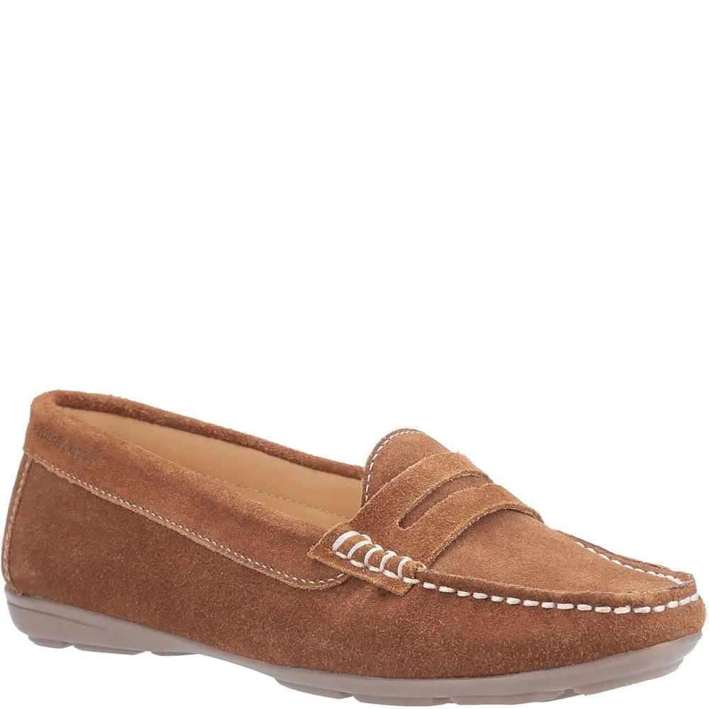 Loafers Shoes Leather Tan Margot Slip-On Loafers