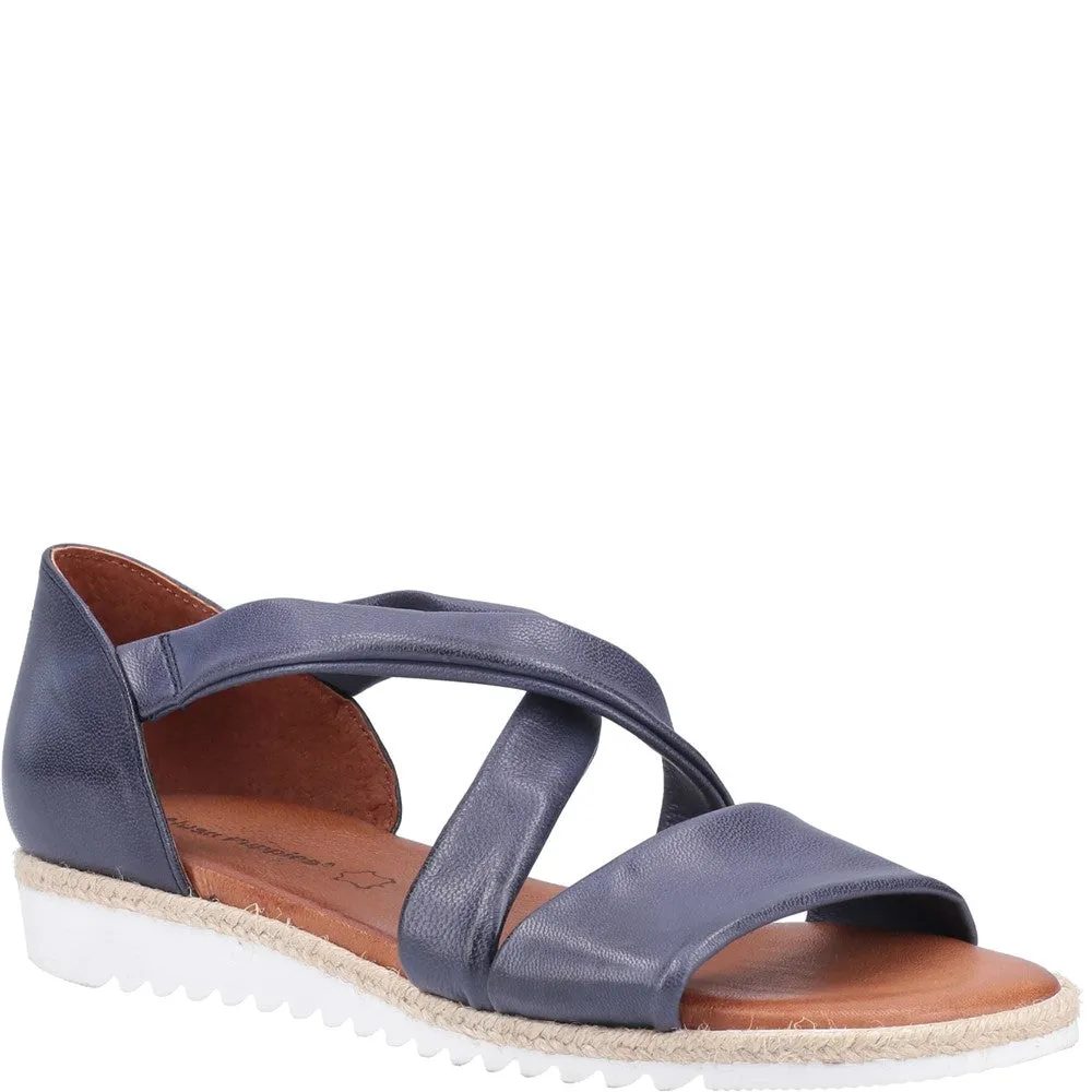Comfy Sandals for Travel Comfortable Daily Footwear Hush Puppies Gemma Espadrille Wedge Sandal