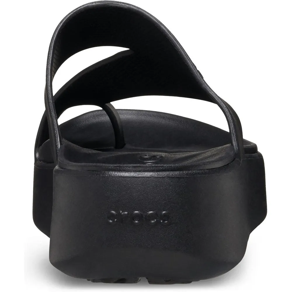 Light Utility Functional Walking Shoes Crocs Getaway Platform Toe Loop