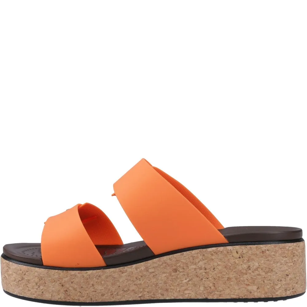 Lightweight Flats synthetic material Crocs Brooklyn Buckle Low Wedge