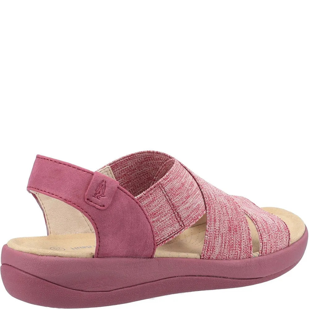 Hush Puppies Sophia Elastic Cross Strap Sporty Footwear for Vacation