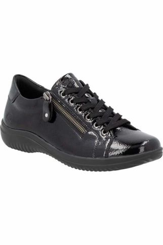 Remonte D1E03-01 Black patent Stylish Upper