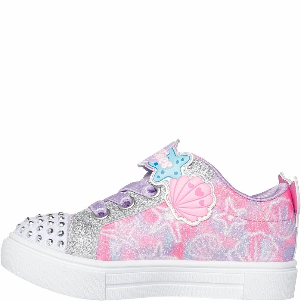 Skechers Twinkle Sparks Underwater Magic Trainer Child Pace