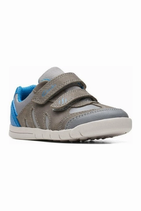 Look Hunt Clarks Rex Play Toddler grey blue