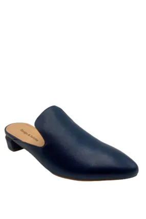 Asics Slip On Shoes Faven Flats - Navy Leather