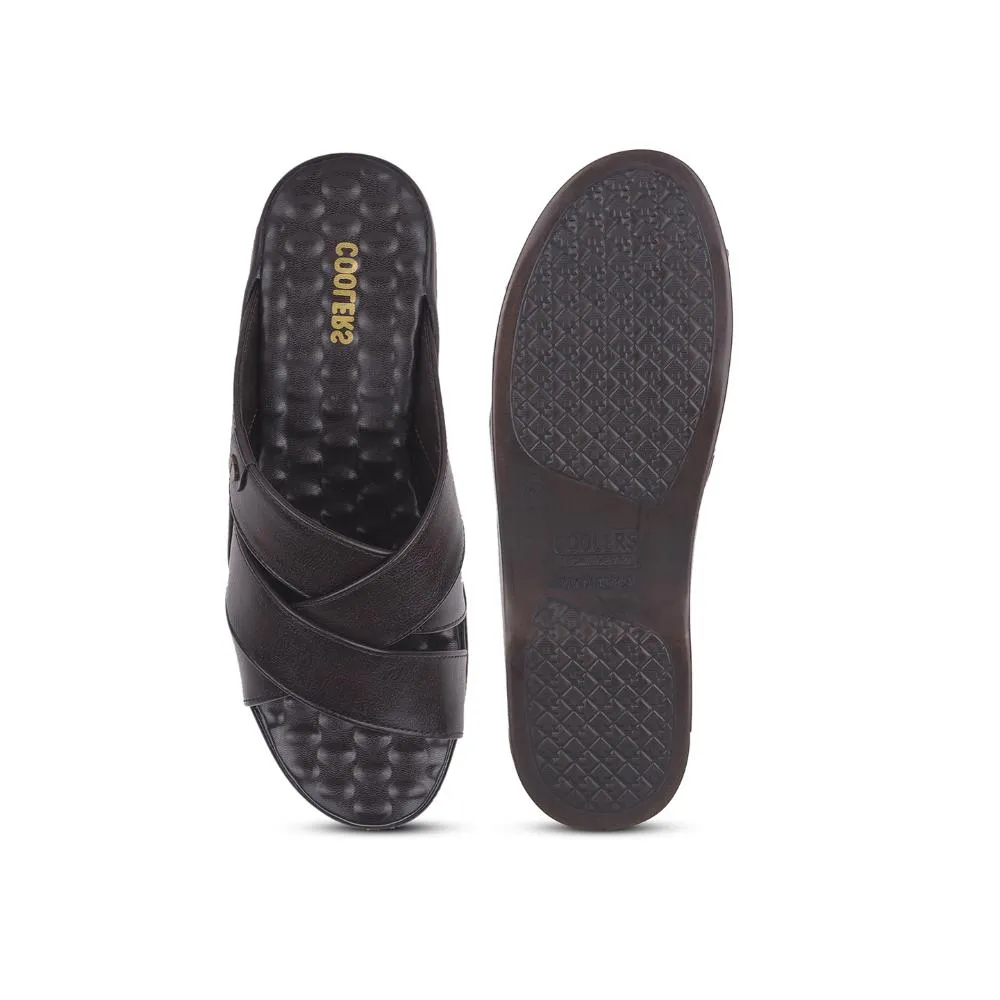 Shark Crochet Slippers Pattern Coolers By Liberty Mens 7123-901 Brown Casual Slippers