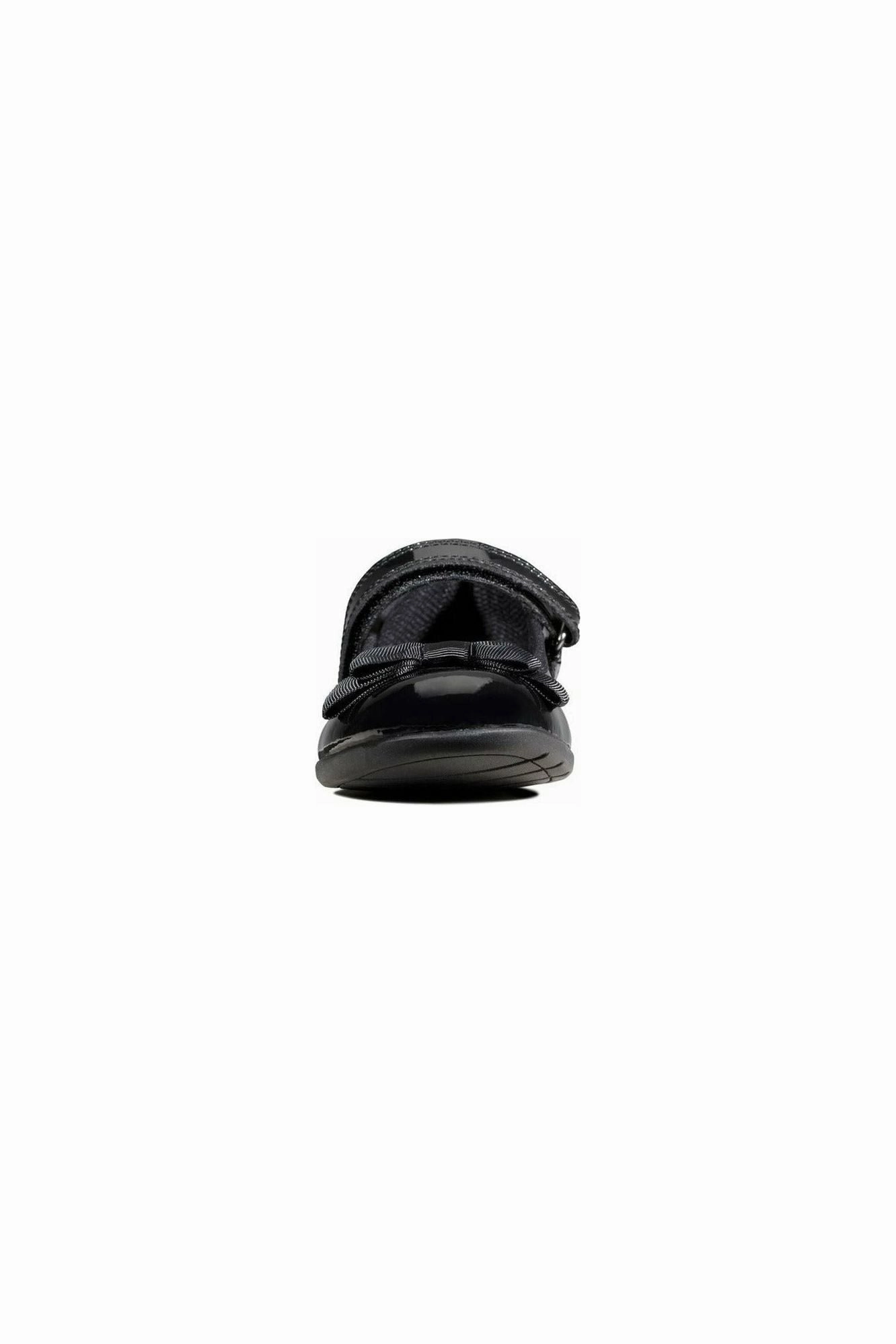 Breathable Construction Fund Glow Clarks Scala Tap Toddler black patent