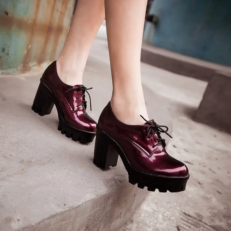 High Heel Shoes Drawing Women's Lace Up High Heels Shoes