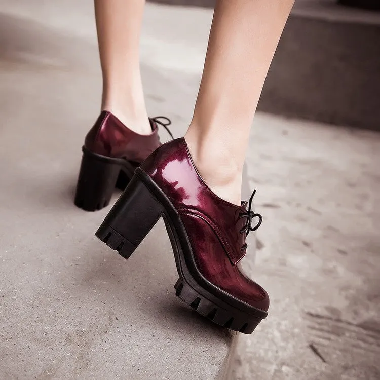 Women's Lace Up High Heels Shoes Thigh Highs Heels