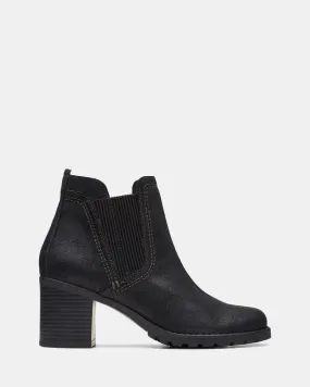 Leda Up Black Suede Stretchable High   Performance