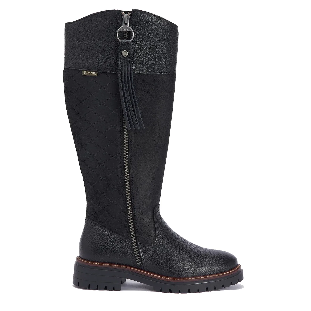 Winter Essential Barbour Womens Ingrid Tall Boot Black