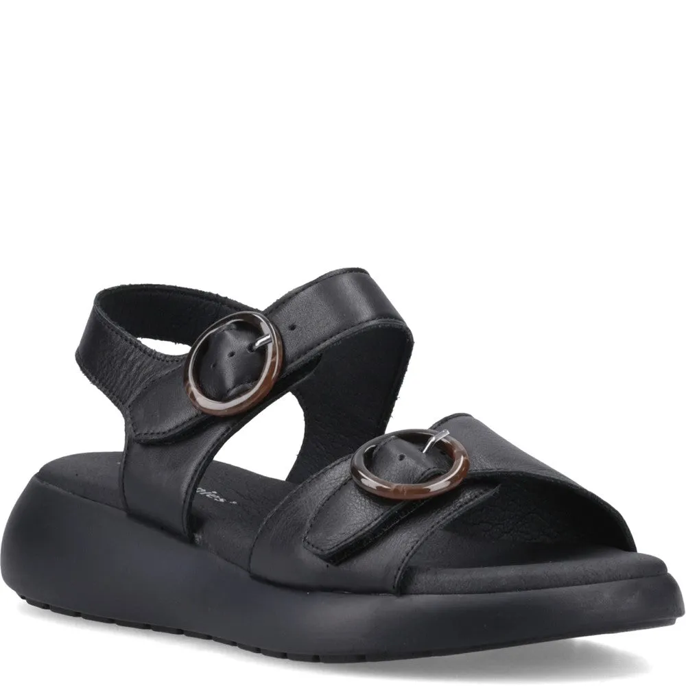 Hush Puppies Alison Buckle Sandal Chic Mode