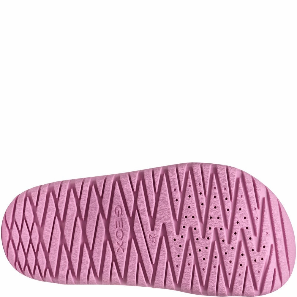 Geox J Fusbetto Gi Junior Sandals Slip   On Style Chic Walk