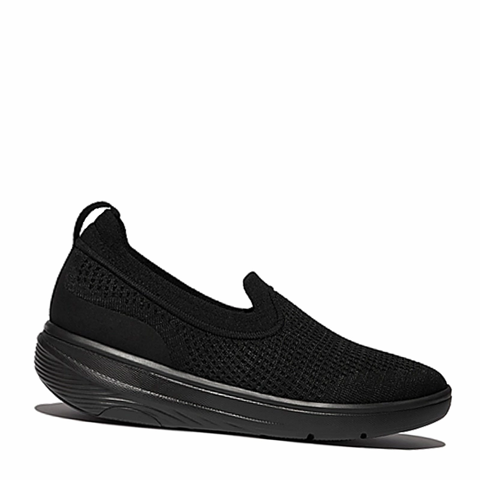 Women's FitFlop, SUPER-Q Knit Slip-On Sneaker Moonlight Run machine - washable shoes