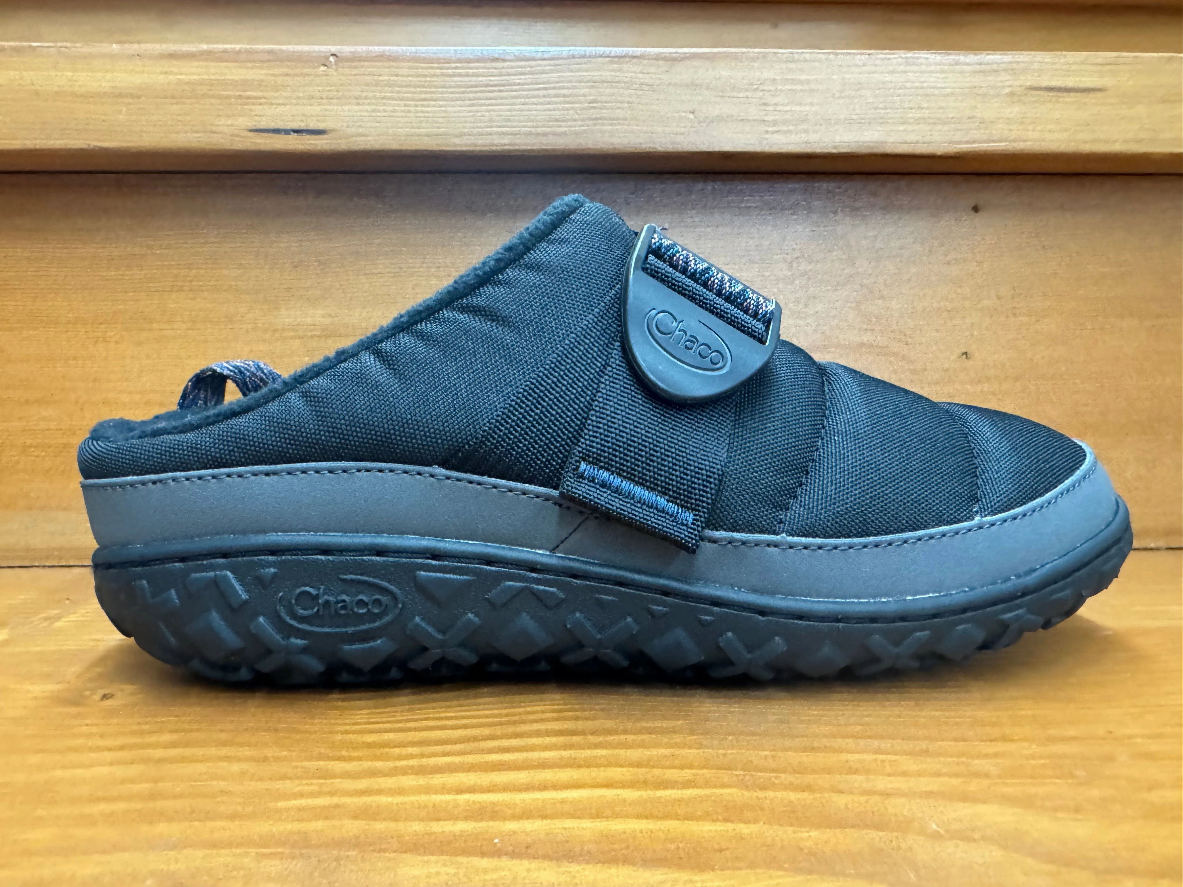 Chaco Ramble Rugged Canvas Clog Black Graphite JCH108871Z Stretchable Upper Comfort footbed