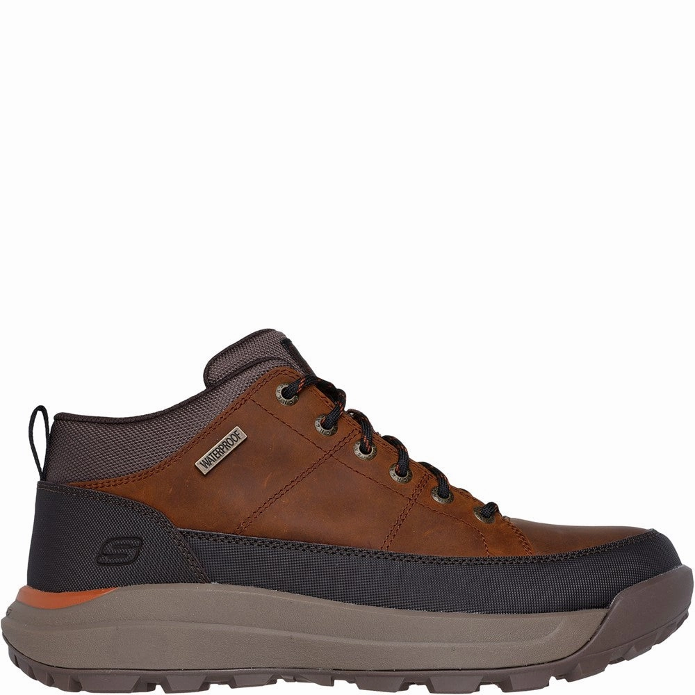 Suede Warm Superior Cushioning Skechers Cambert Bruin Boots