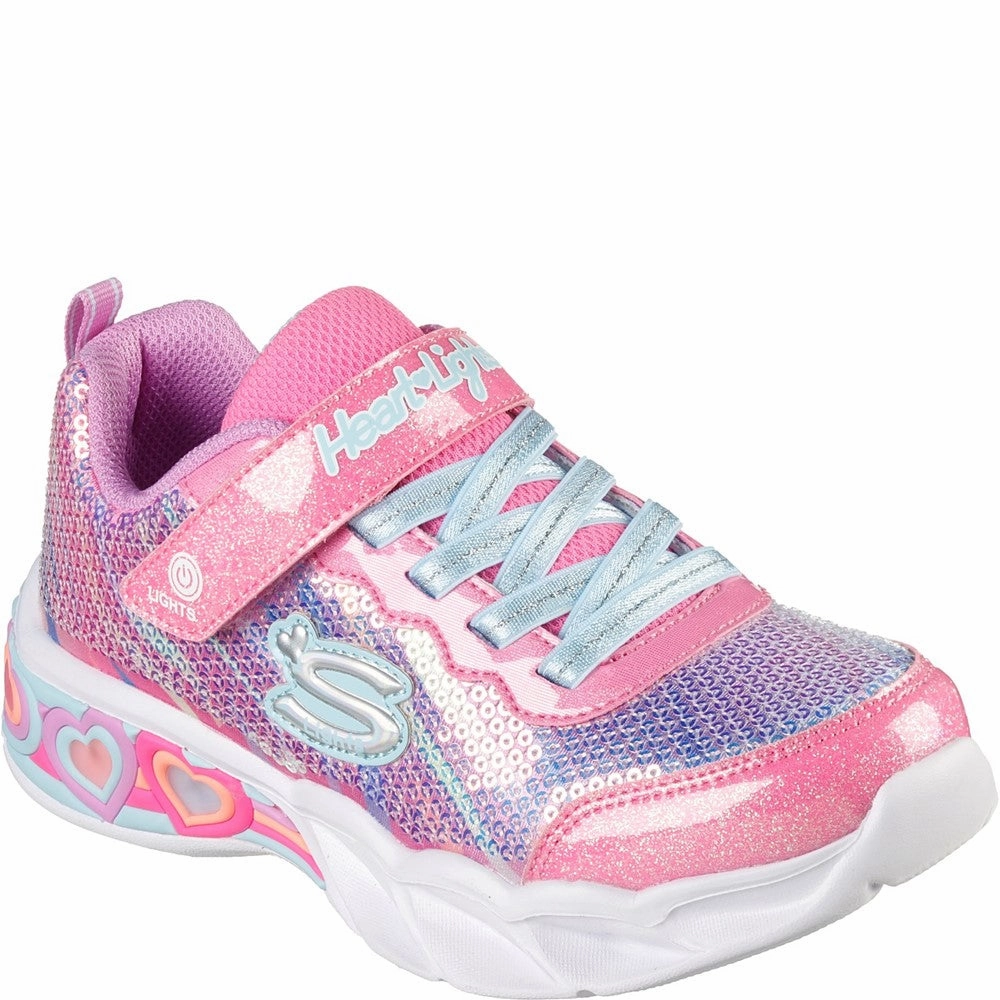Warm Step Skechers Sweetheart Lights Lets Shine Trainers