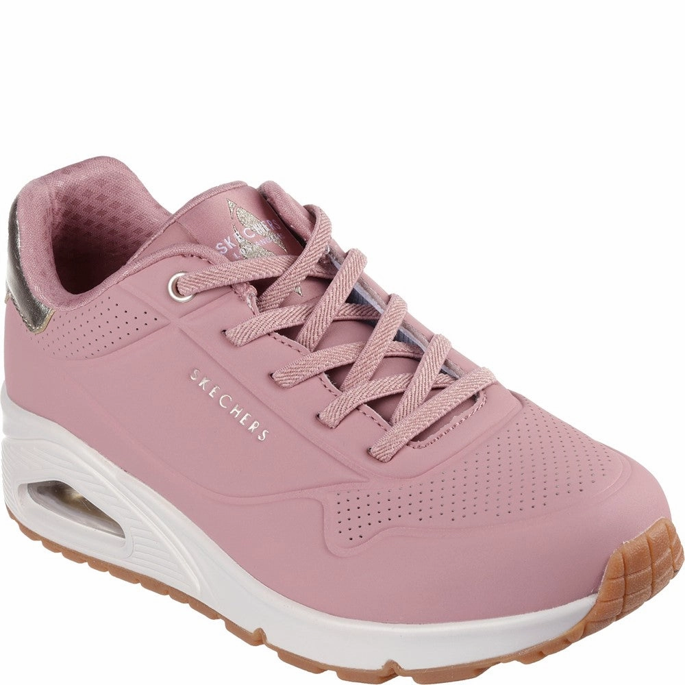 Skechers Uno - Shimmer Away Trainer travel - friendly multi - terrain capability shoes