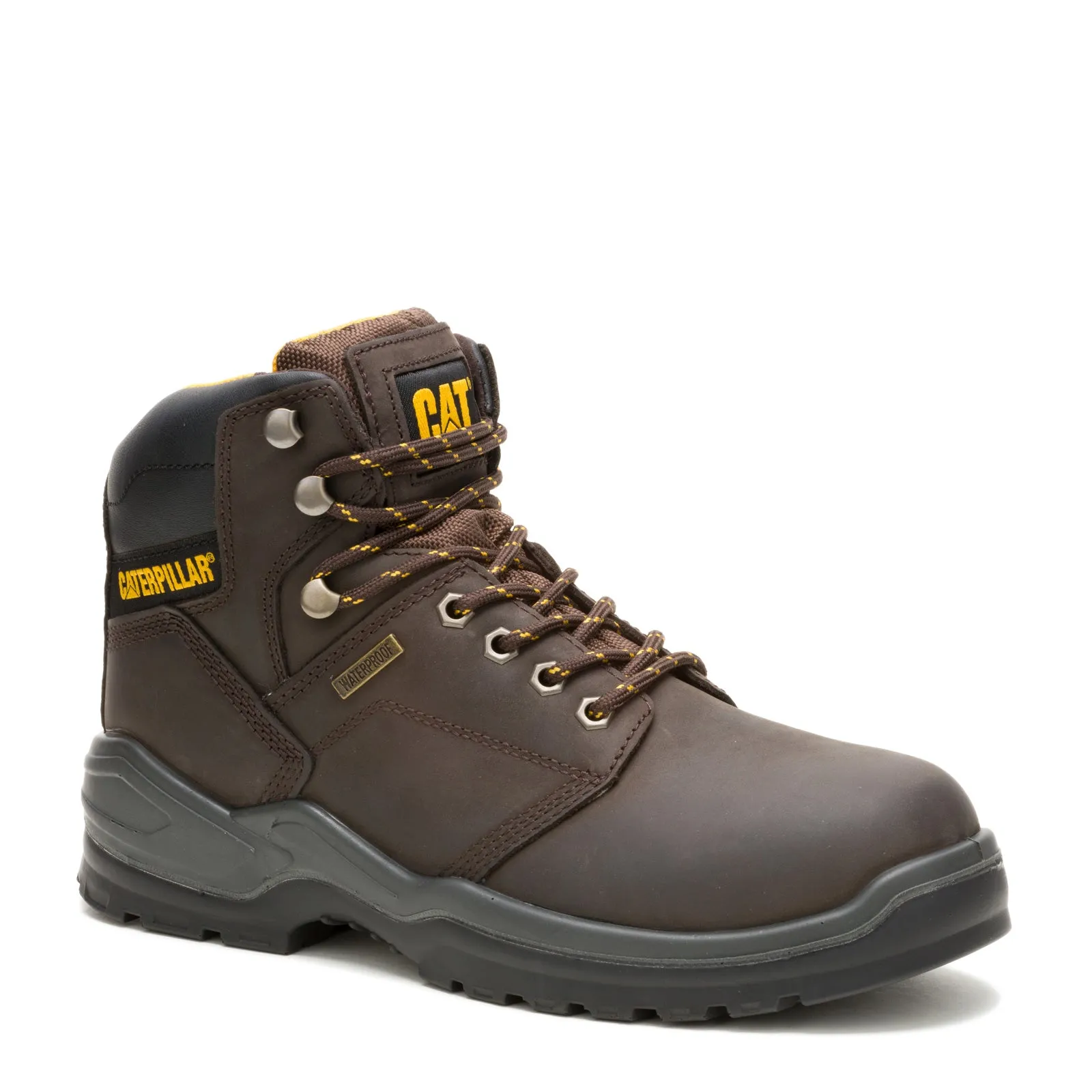 Heavy Grip Fashion Fit Men's Caterpillar, Striver Waterproof Steel Toe Work Boot