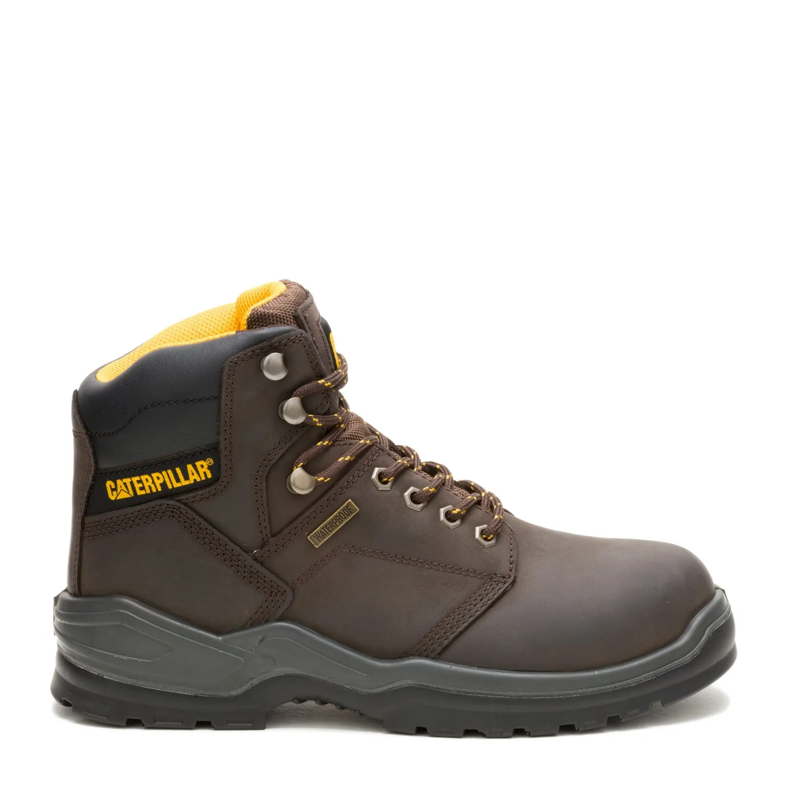 Protective Wear Rugged Protection Men's Caterpillar, Striver Waterproof Steel Toe Work Boot