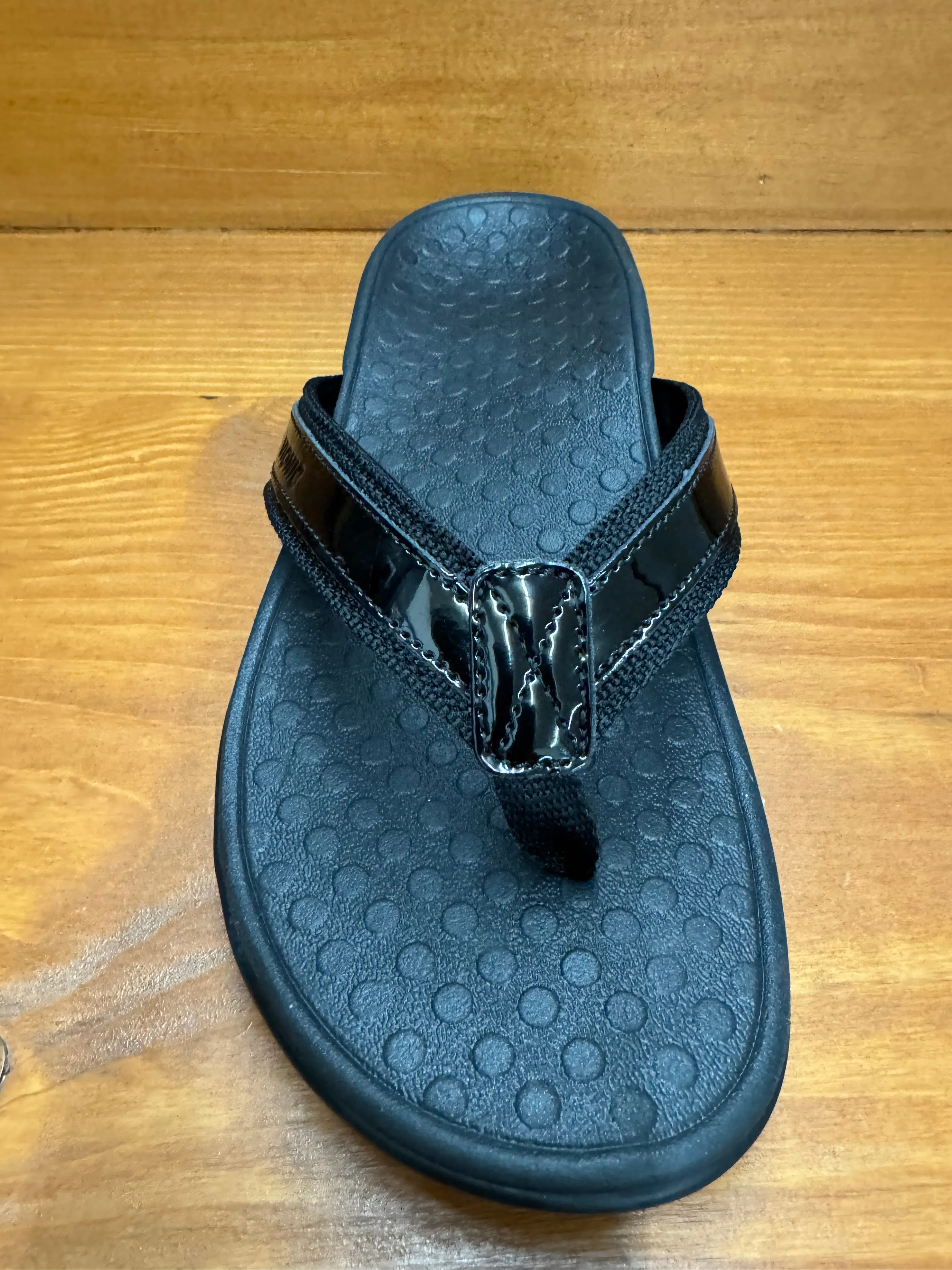 Sunny Day Comfortable Vionic Tide Flip Flop Black