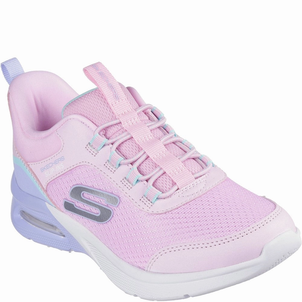 Anti scratch Breathable Material Skechers Microspec Max Colour Trifecta Trainer