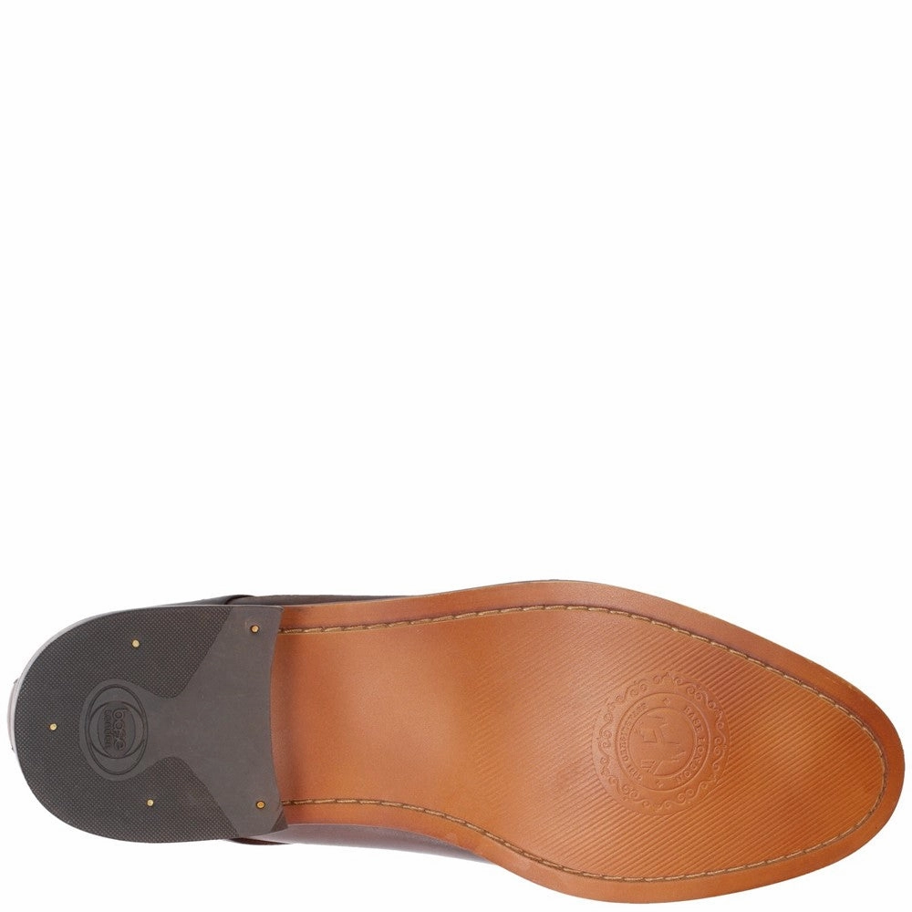 Base London Script Washed Shoe Decorative Stitch Light Grip