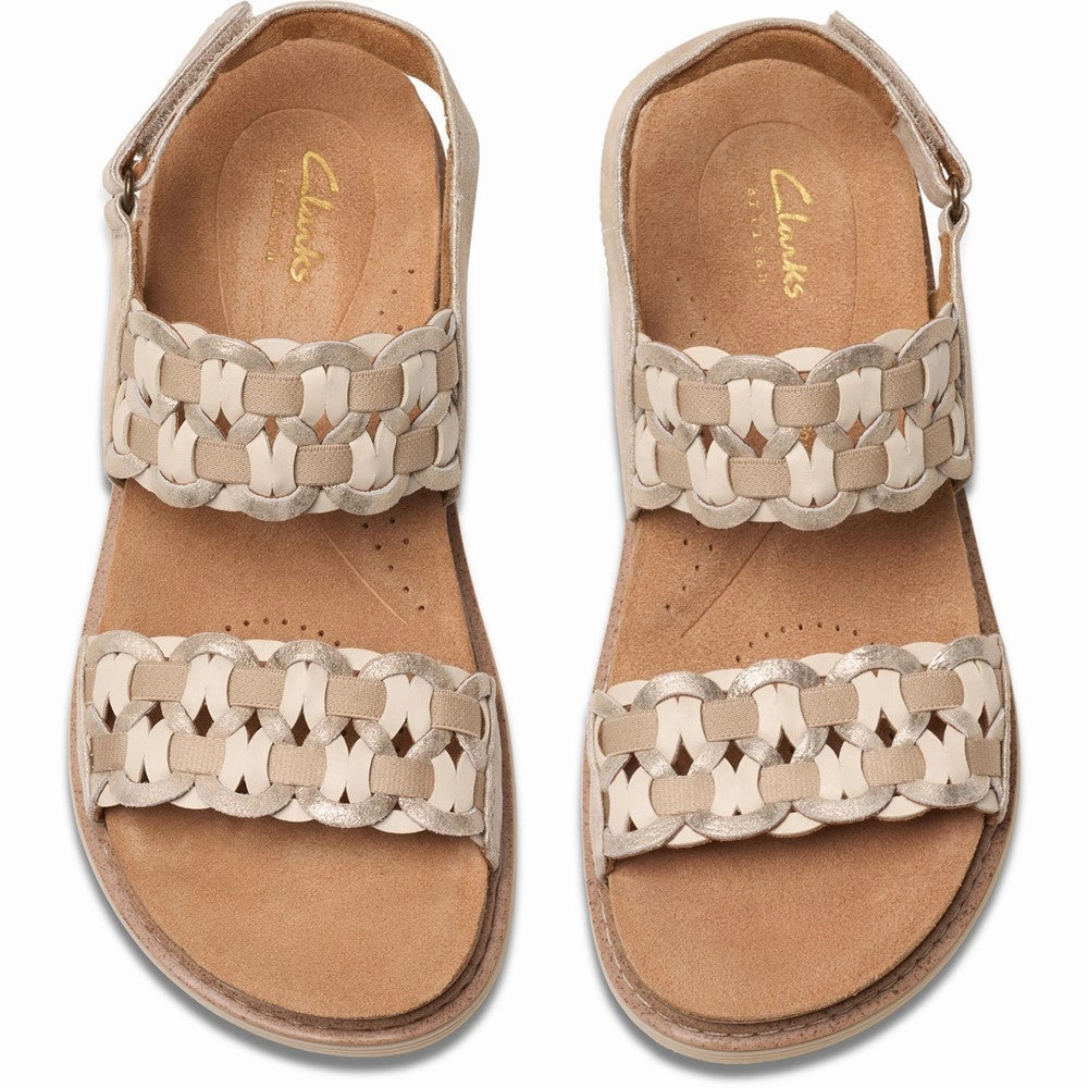 Breathable Clarks Arwell Glide Sandals