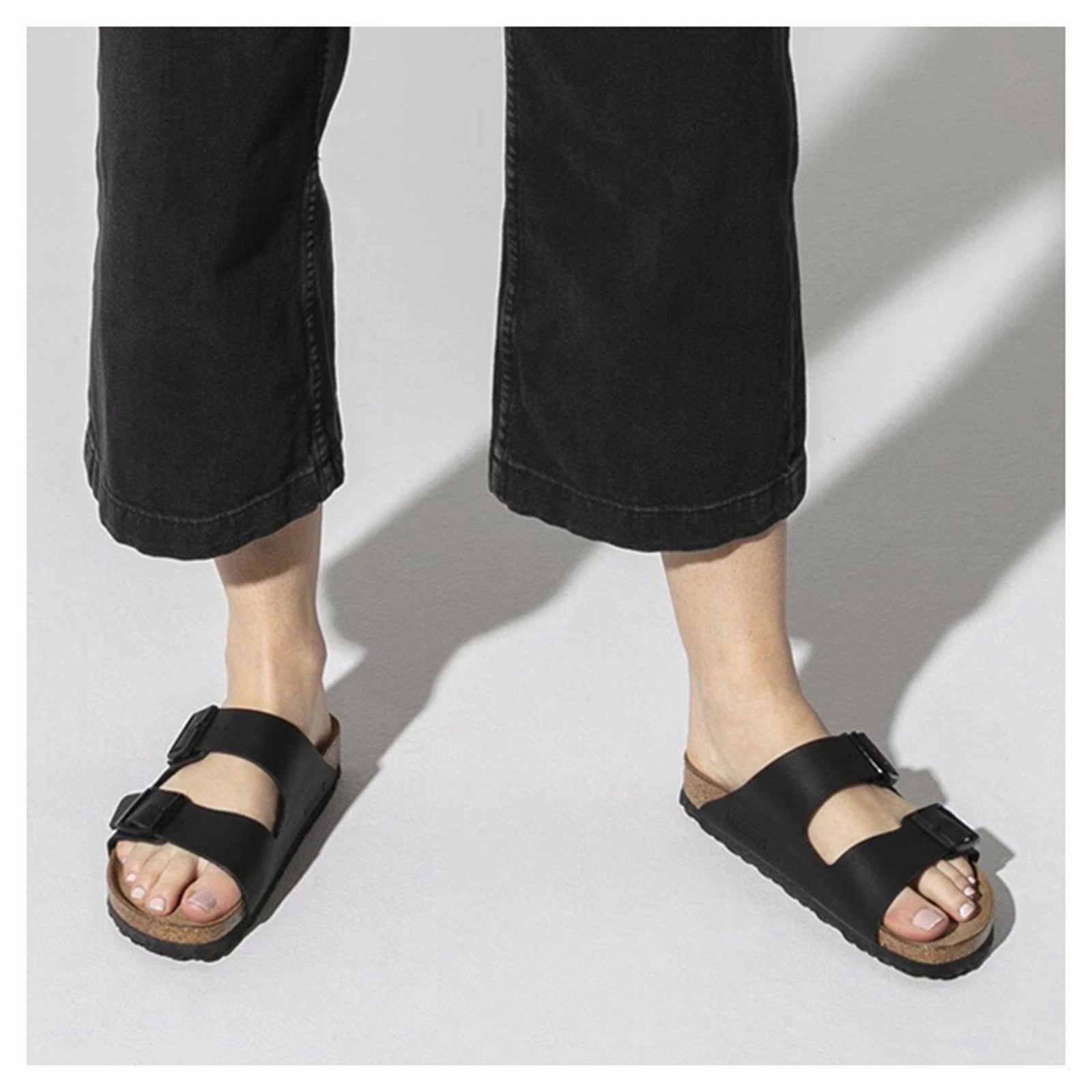 Men's Birkenstock, Arizona Soft Footbed Birko Flor Sandal - Regular Fit Breath Arch