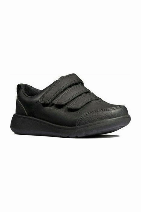 Roof Top Weekend Casual Clarks Scape Sky Kid black leather