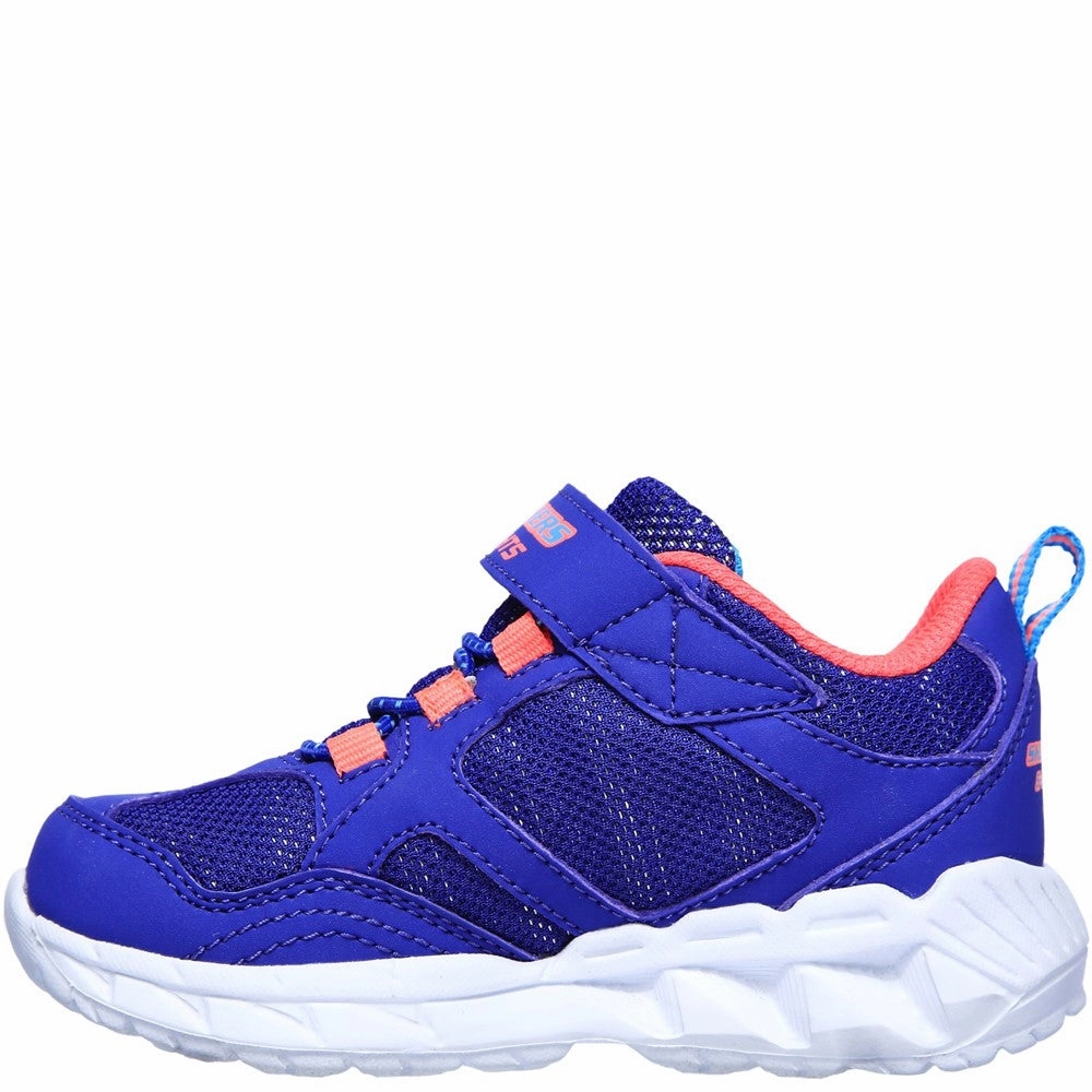Shine Jog Skechers S Lights Magna-Lights Expert Level Touch Fastening Trainer