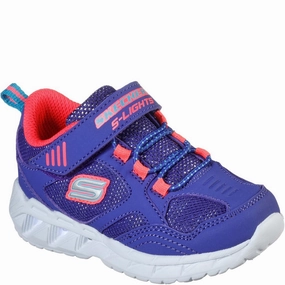 Skechers S Lights Magna-Lights Expert Level Touch Fastening Trainer Comfortable Forefoot
