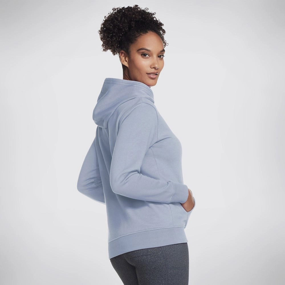 Skechers Signature Pullover Hoodie Gentle Feel Flexible Construction