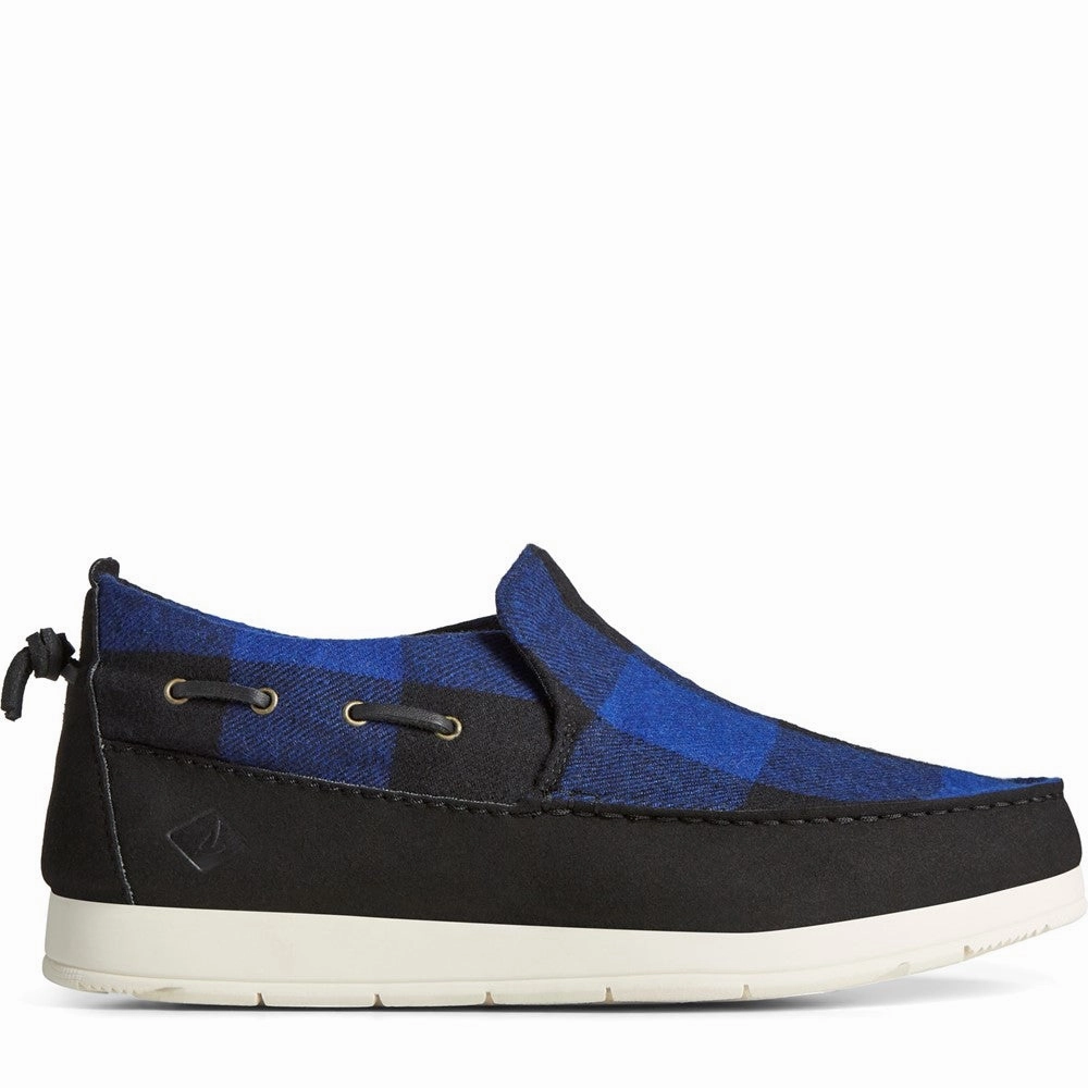 Easy To Clean Class Glow Sperry Moc-Sider Buffalo Check Shoes