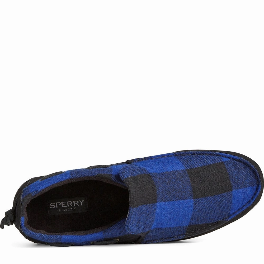 Sperry Moc-Sider Buffalo Check Shoes Soft Interior