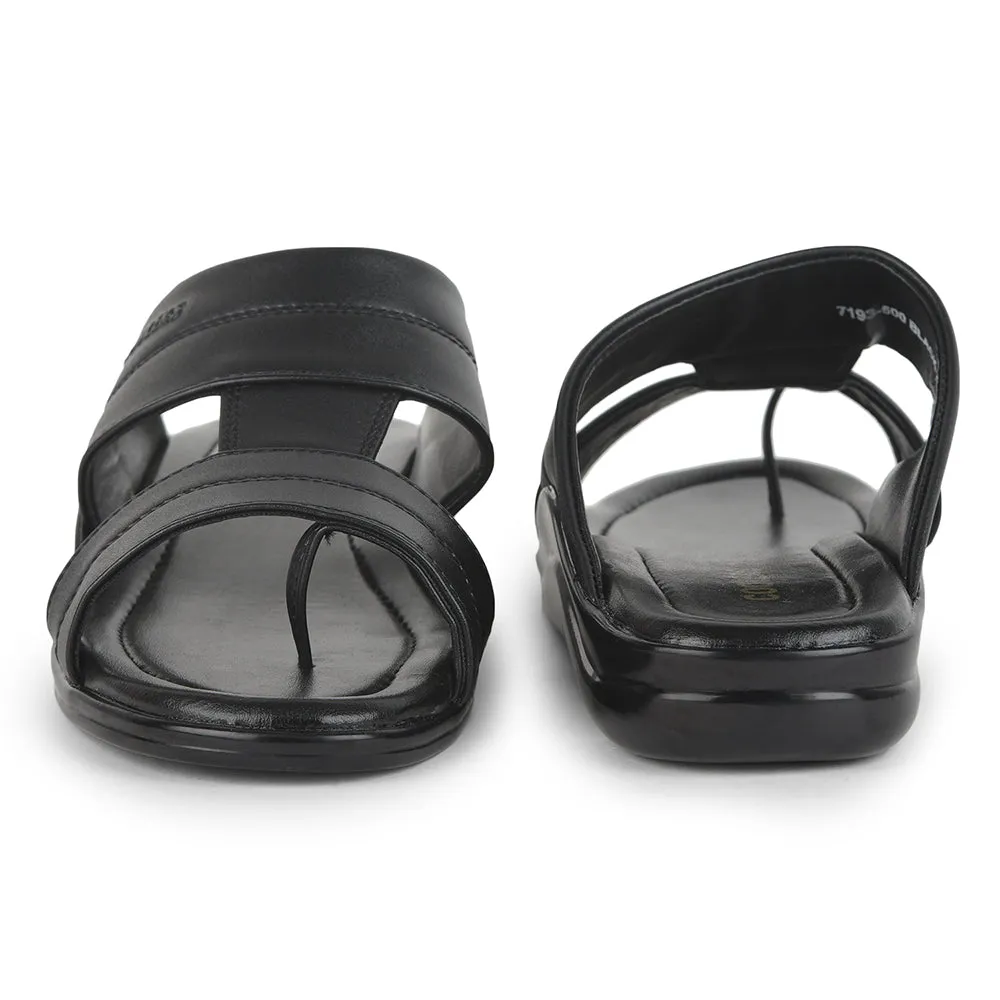 Coolers By Liberty Men 7193-500 Black Casual Slippers Dockers Slippers