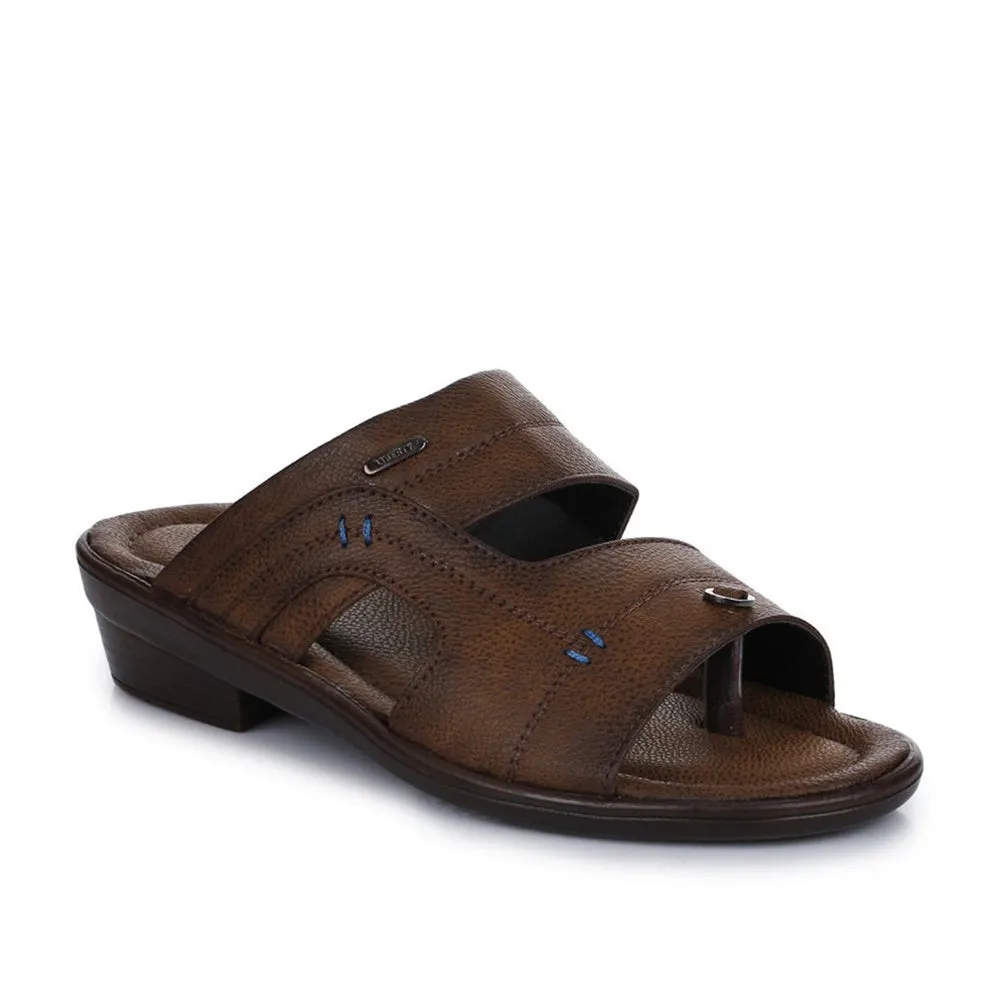 Thermal Slippers Coolers Casual (Brown) Slippers For Men 7153-45N By Liberty