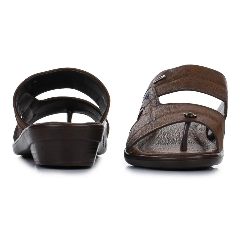 Coolers Casual (Brown) Slippers For Men 7153-45N By Liberty Man Slippers
