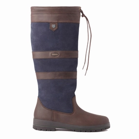 high - top Dubarry Womens Galway Gore-Tex Leather Boot Navy / Brown
