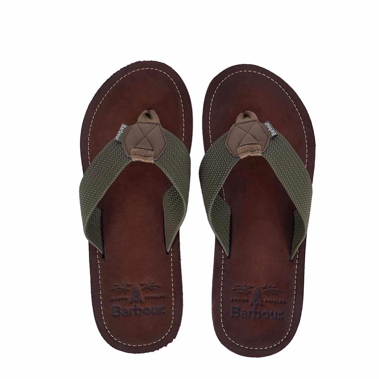 Comfortable Beach Shoes Barbour Toeman Beach Sandal Olive