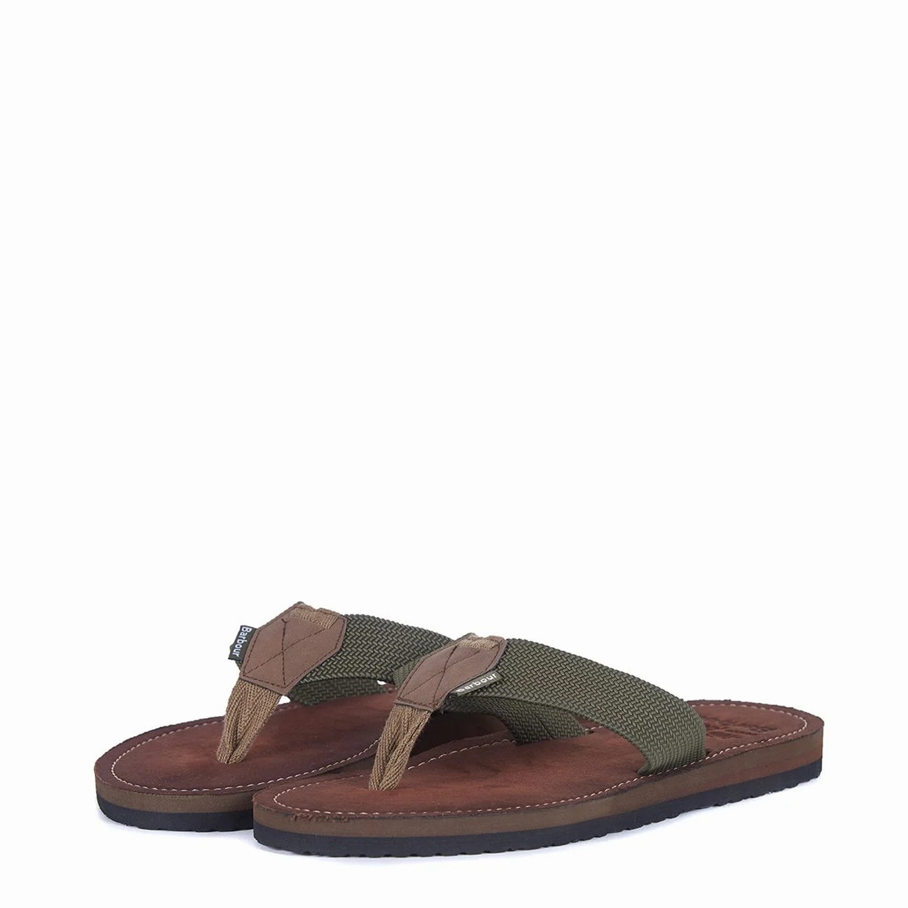 Warm Step Barbour Toeman Beach Sandal Olive