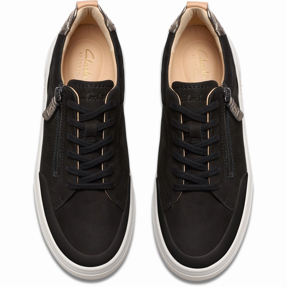 Clarks Hollyhock Zip Shoes Nordic Soft Campus Pace