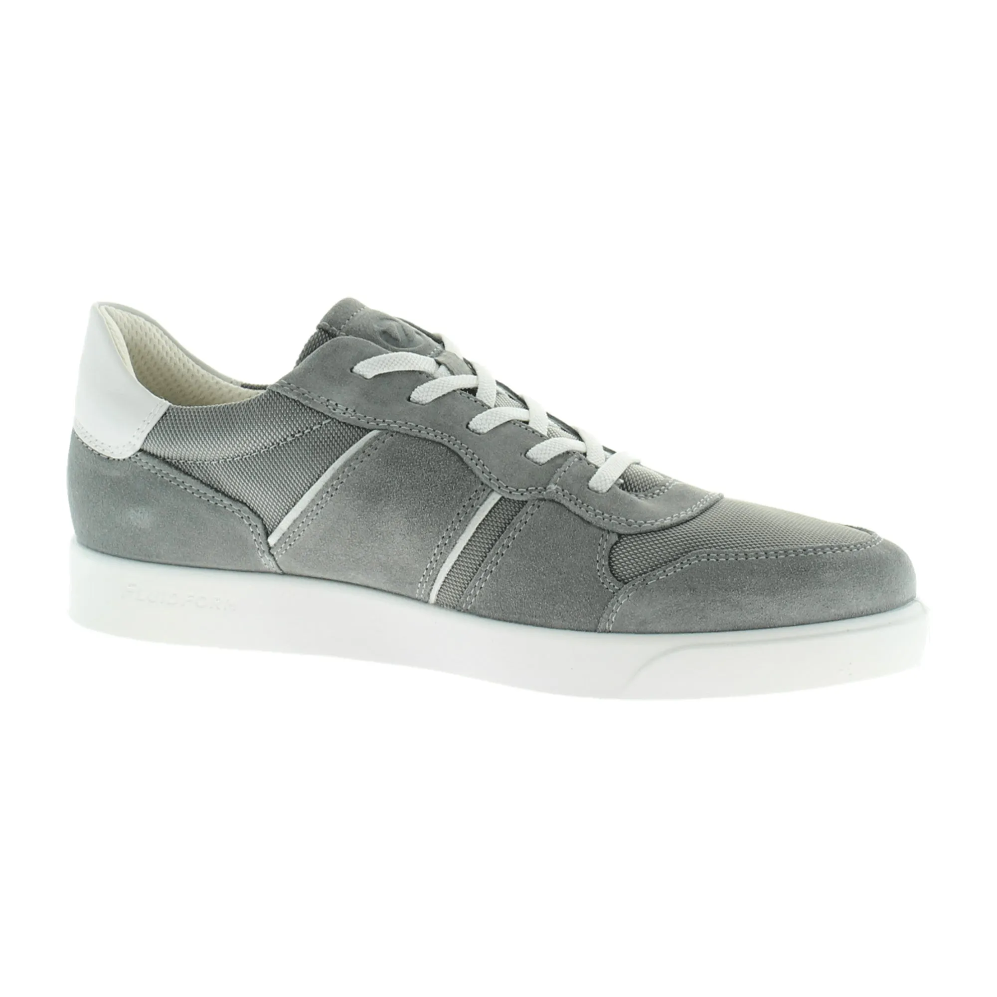 Adidas Total Shoes Ecco Men's Stylish Grey Sneakers - Durable & Trendy Lace-Up Shoes