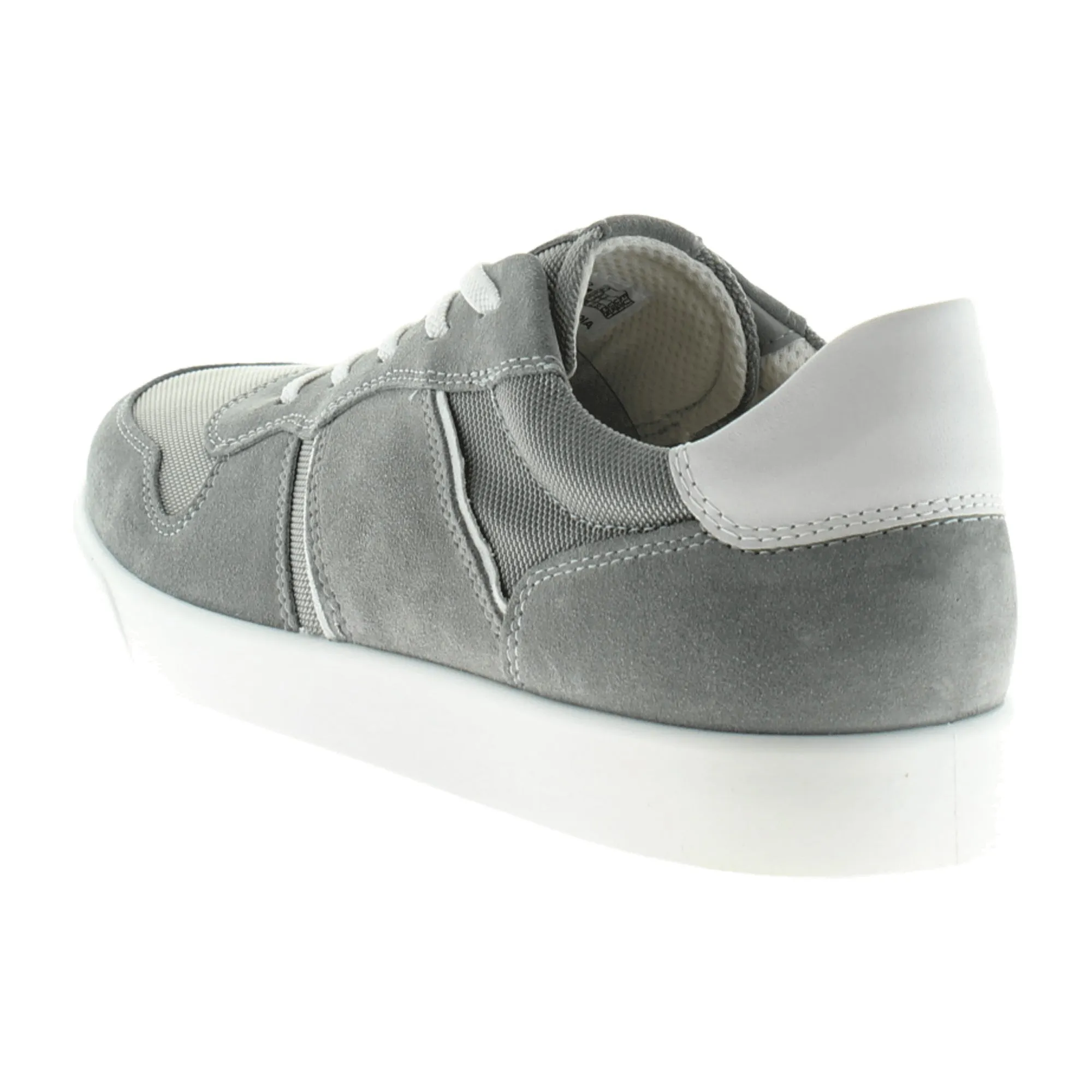 Adidas Ny 90 Shoes Ecco Men's Stylish Grey Sneakers - Durable & Trendy Lace-Up Shoes