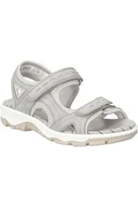 Beach Wear Rieker Ladies Walking Sandals 68866 40 Grey