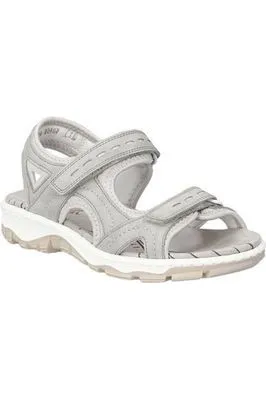 Rieker Ladies Walking Sandals 68866 40 Grey Balanced Design