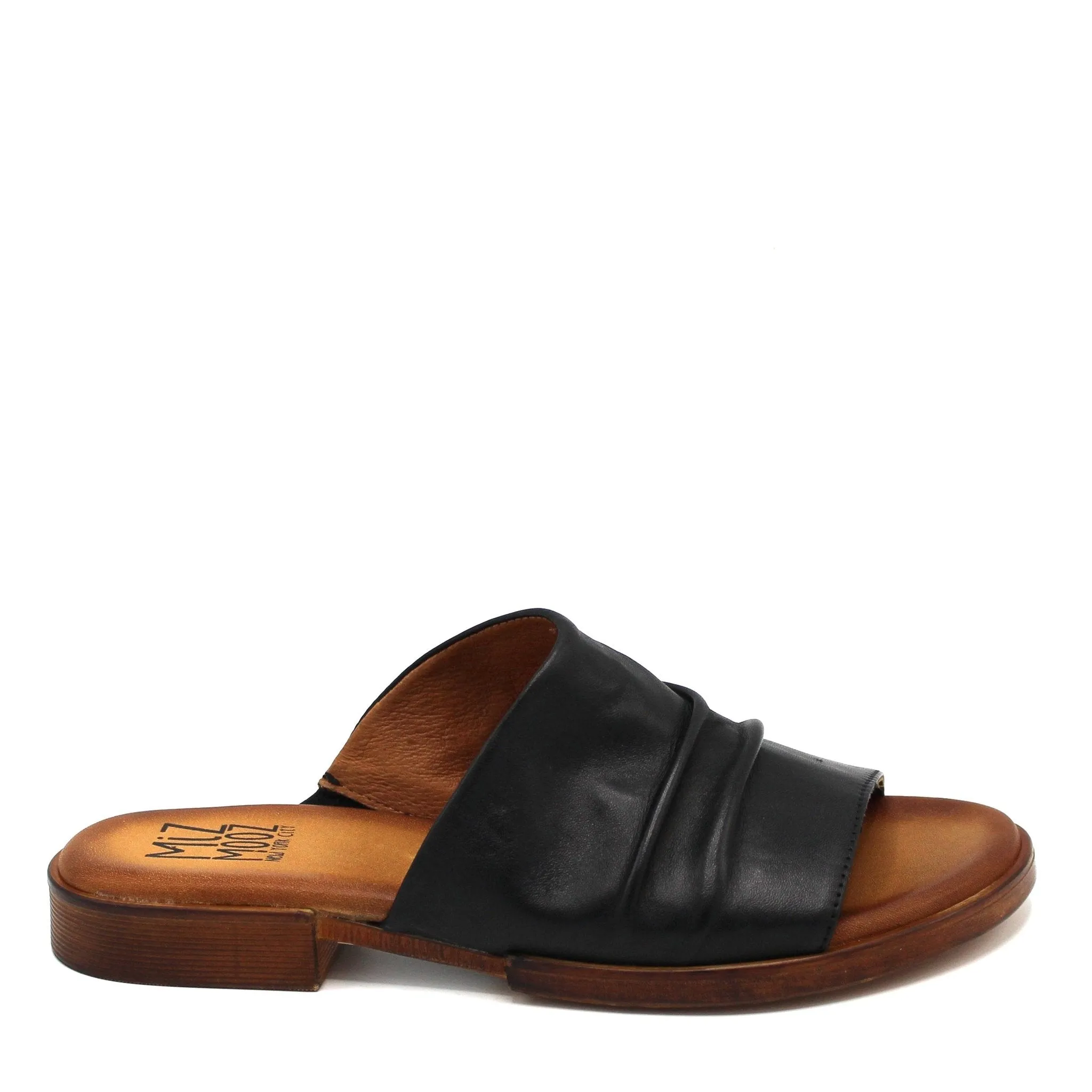 Miz Mooz Max - Black Relaxed Flip-flops