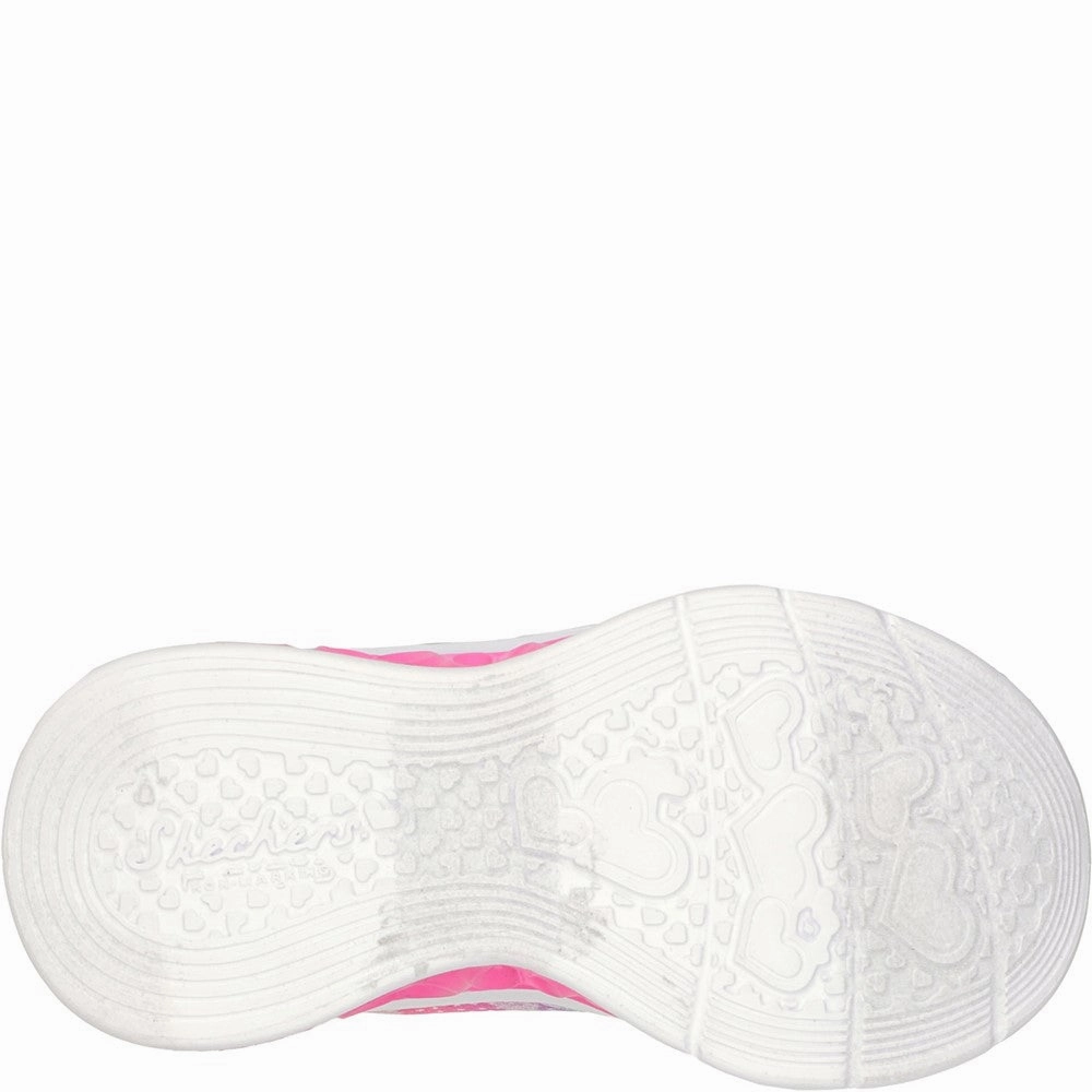 Function Meets Moisture   Wicking Skechers Flutter Heart Lights Simply Love Trainers