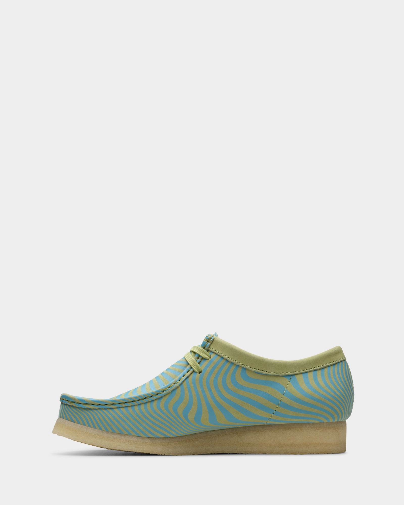 Wallabee (M) Blue/Lime Print Clear Run Sunrise Hike