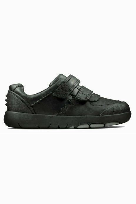 Celebrate Glow Clarks Rex Pace Toddler Black Leather